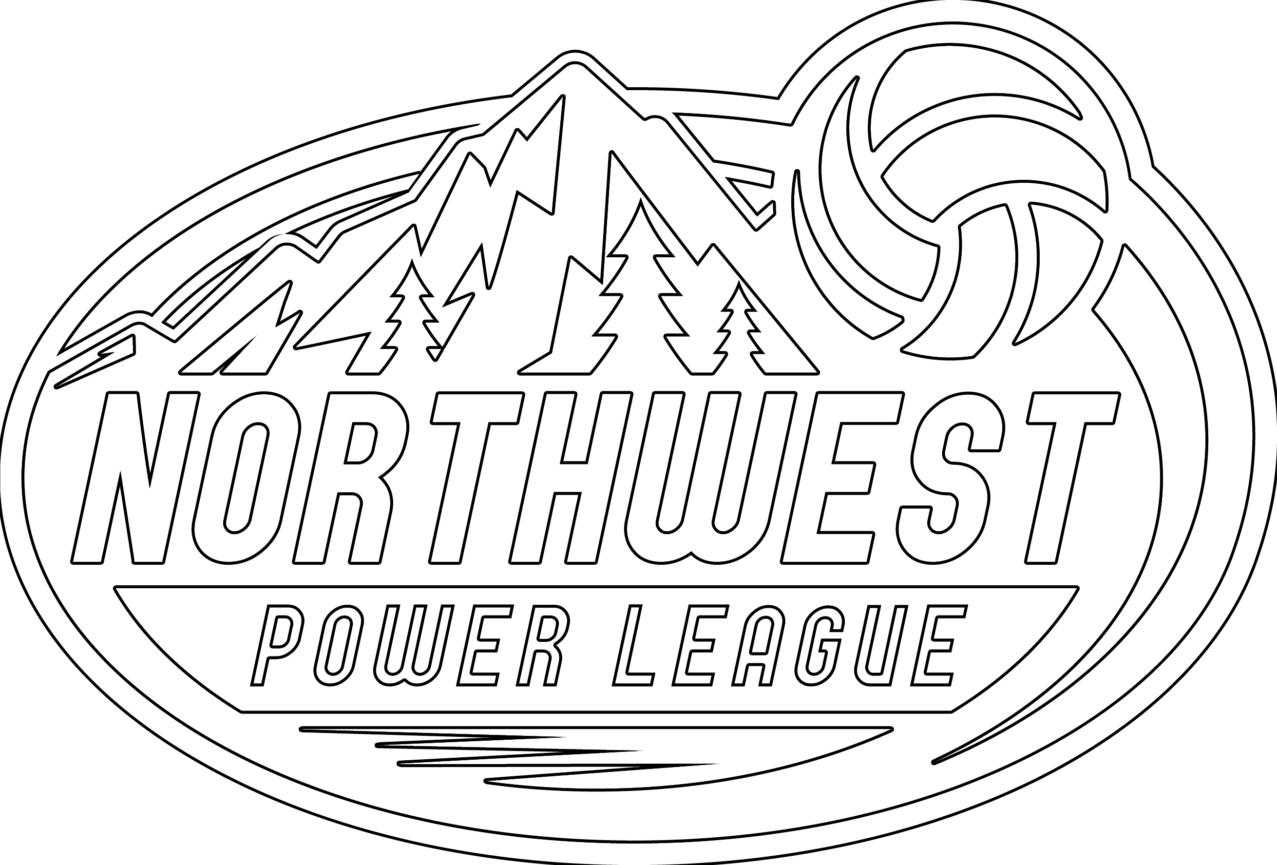 Pacific NW league logo stroke